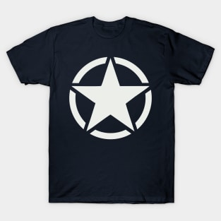 WW2 US Army logo (white star in a circle) T-Shirt